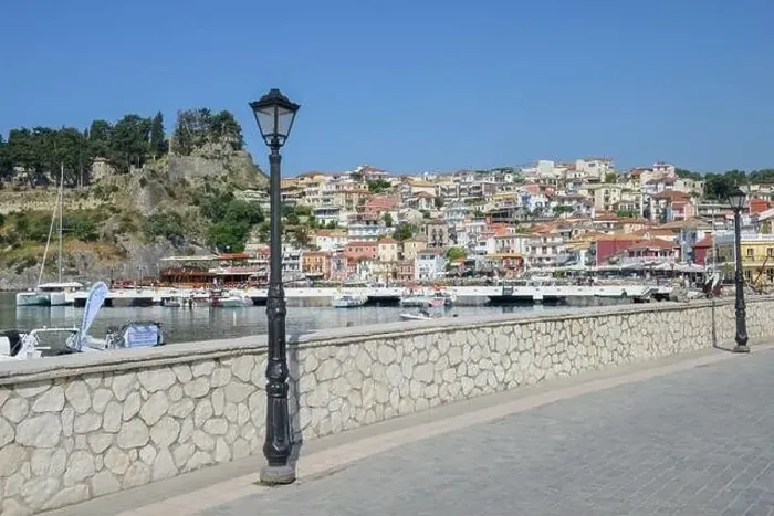 Framed Print : Parga, Greece - 17 May 2022: the touristic village of Parga on Greece Framed Print : Parga, Greece - 17 May 2022: the touristic village of Parga on Greece