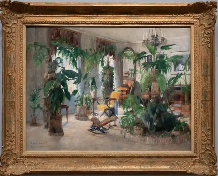 Framed Print : Paris, France - 11 01 2024: Orsay Museum. Interior of Ovre Nanset painted by Harriet Backer Framed Print : Paris, France - 11 01 2024: Orsay Museum. Interior of Ovre Nanset painted by Harriet Backer