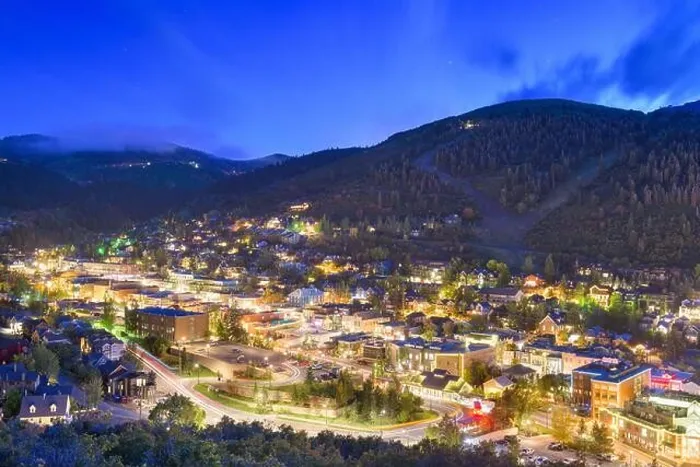 Framed Print : Park City, Utah, USA downtown in autumn at dusk Framed Print : Park City, Utah, USA downtown in autumn at dusk