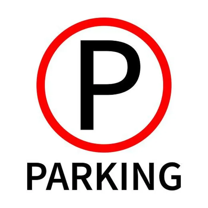 Framed Print : Parking Sign board vector illustration