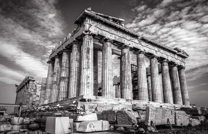 Framed Print : Parthenon in black and white, Athens Framed Print : Parthenon in black and white, Athens