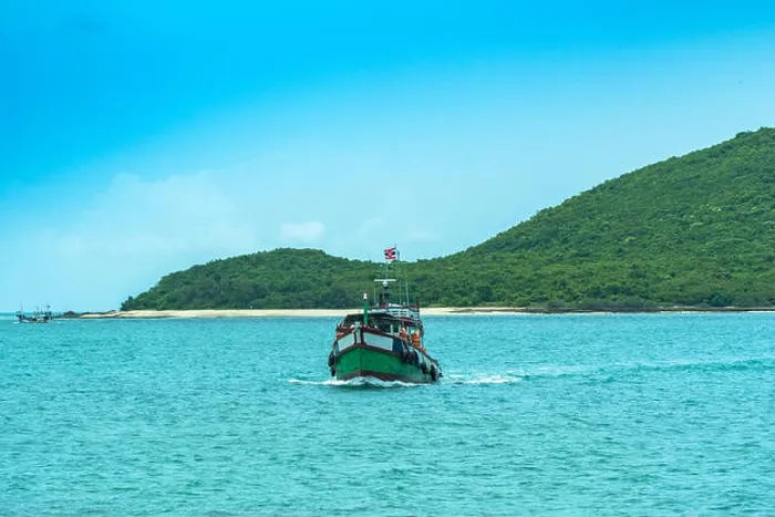 Framed Print : Passenger boat transportation to Samae San Island in Chonburi Thailand Framed Print : Passenger boat transportation to Samae San Island in Chonburi Thailand