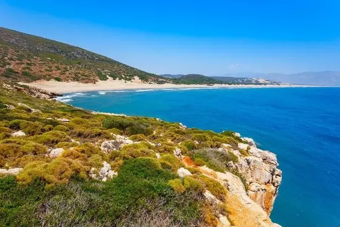 Framed Print : Patara yellow sand beach aerial panoramic view in Antalya Province, Turkey Framed Print : Patara yellow sand beach aerial panoramic view in Antalya Province, Turkey