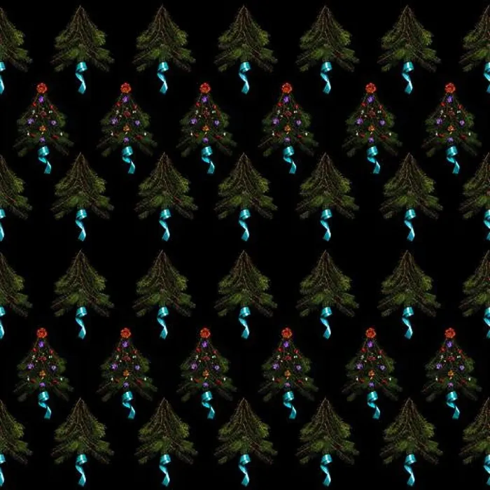 Framed Print : Pattern of Christmas trees on a black background Framed Print : Pattern of Christmas trees on a black background