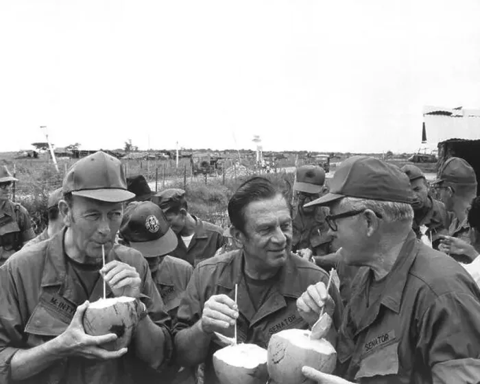 Framed Print : Pausing for refreshments during their visit to Huu Thanh Framed Print : Pausing for refreshments during their visit to Huu Thanh