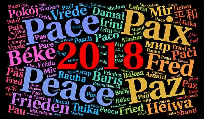 Framed Print : Peace 2018 word cloud in different languages Framed Print : Peace 2018 word cloud in different languages