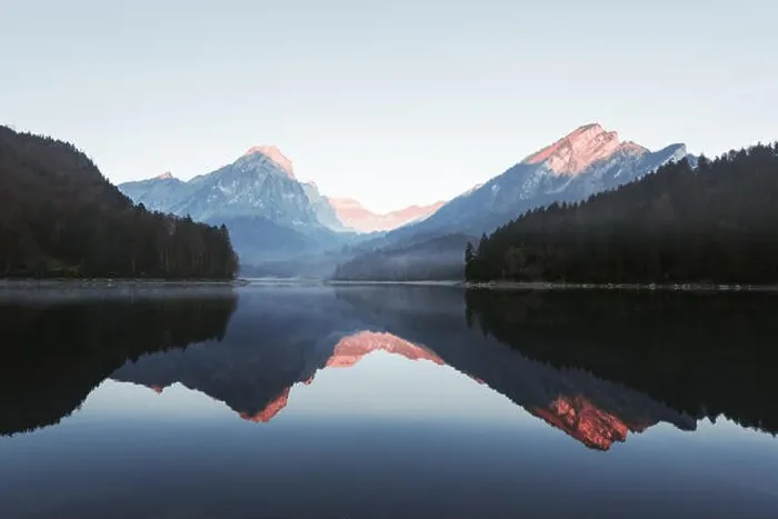Framed Print : Peaceful autumn view on Obersee lake in Swiss Alps. Clear sky and mountains reflections in clear water. Nafels village, Switzerland Framed Print : Peaceful autumn view on Obersee lake in Swiss Alps. Clear sky and mountains reflections in clear water. Nafels village, Switzerland