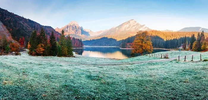 Framed Print : Peaceful autumn view on Obersee lake in Swiss Alps. Frosty grass and mountains reflections in clear water. Nafels village, Switzerland Framed Print : Peaceful autumn view on Obersee lake in Swiss Alps. Frosty grass and mountains reflections in clear water. Nafels village, Switzerland