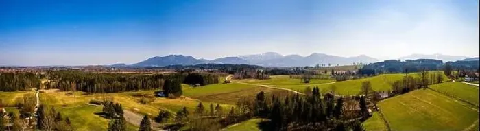 Framed Print : Penzberg city in bavaria. Aerial Panorama Framed Print : Penzberg city in bavaria. Aerial Panorama