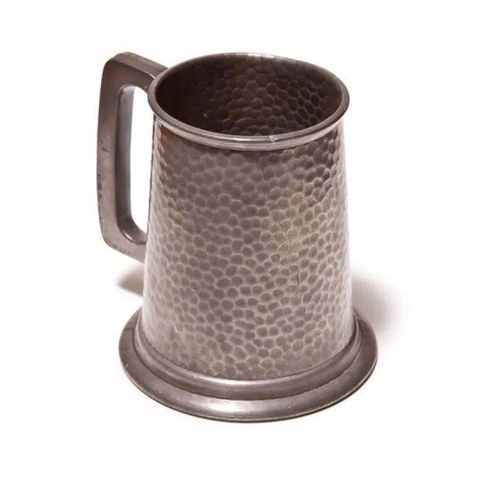 Framed Print : Pewter beer tankard isolated on a white studio background Framed Print : Pewter beer tankard isolated on a white studio background