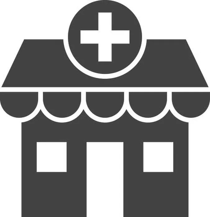 Framed Print : Pharmacy icon vector image
