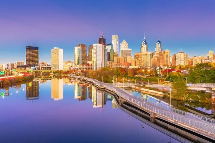 Framed Print : Philadelphia, Pennsylvania, USA downtown city skyline Framed Print : Philadelphia, Pennsylvania, USA downtown city skyline