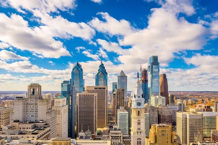 Framed Print : Philadelphia, Pennsylvania, USA downtown city skyline Framed Print : Philadelphia, Pennsylvania, USA downtown city skyline