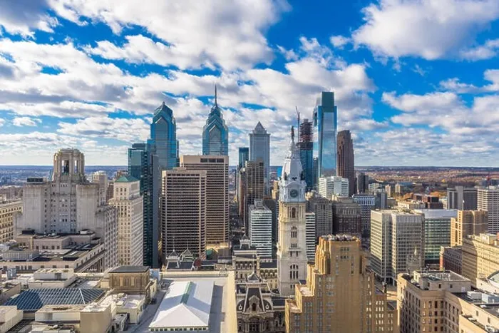 Framed Print : Philadelphia, Pennsylvania, USA downtown skyline Framed Print : Philadelphia, Pennsylvania, USA downtown skyline