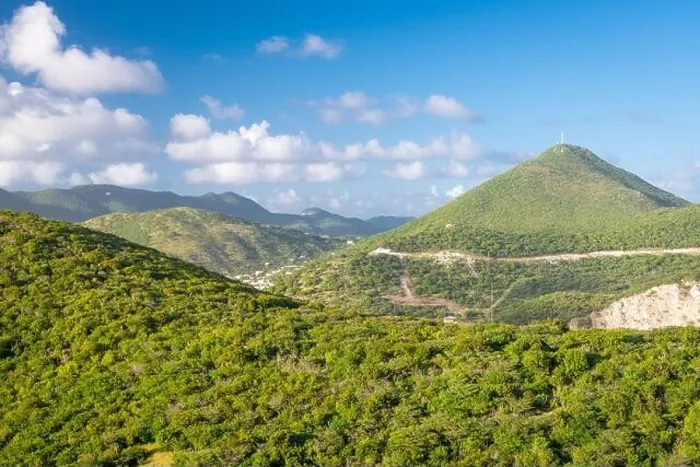 Framed Print : Philipsburg, Sint Maarten, Netherlands Antilles natural landscape Framed Print : Philipsburg, Sint Maarten, Netherlands Antilles natural landscape