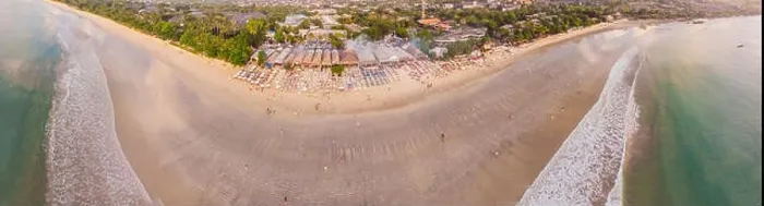 Framed Print : Photo from the air, from the drone Balinese Jimbaran beach famous for it's perfect sea food restaurants Framed Print : Photo from the air, from the drone Balinese Jimbaran beach famous for it's perfect sea food restaurants