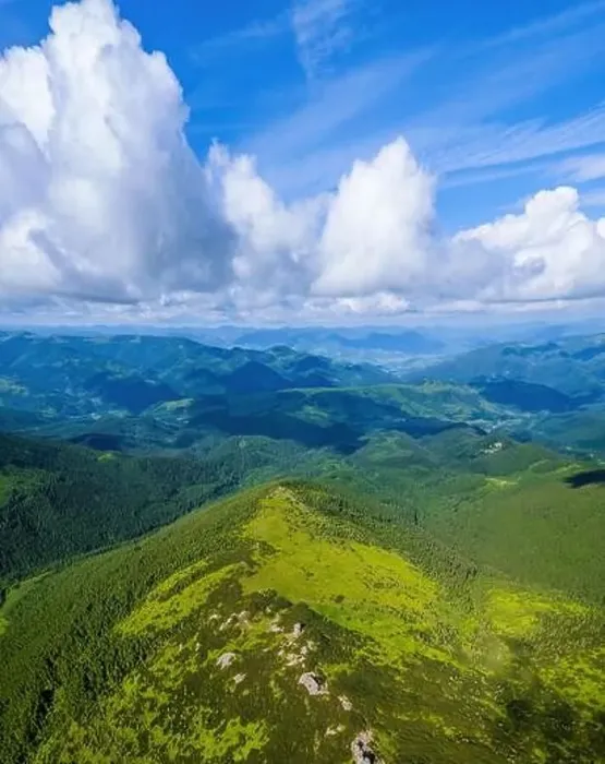 Framed Print : Photo taken with a drone at a cross on a mountain ridge. Summer photo of the mountain range in the Carpathians Framed Print : Photo taken with a drone at a cross on a mountain ridge. Summer photo of the mountain range in the Carpathians