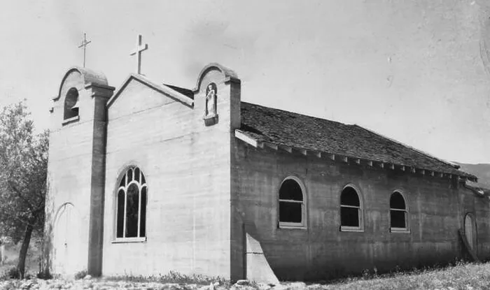 Framed Print : Photograph of the Catholic Church on the Soboba Indian Reservation 1938 Framed Print : Photograph of the Catholic Church on the Soboba Indian Reservation 1938