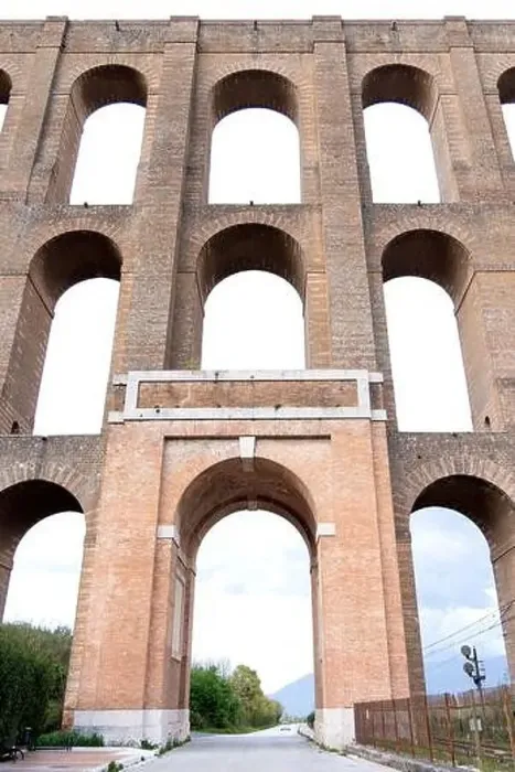 Framed Print : Photograph taken at the Carolino Aqueduct, Caserta, Italy, featuring a view of the structure Framed Print : Photograph taken at the Carolino Aqueduct, Caserta, Italy, featuring a view of the structure