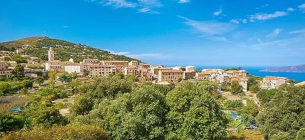 Piana Village, Les Calanches, Corsica Island, France, UNESCO