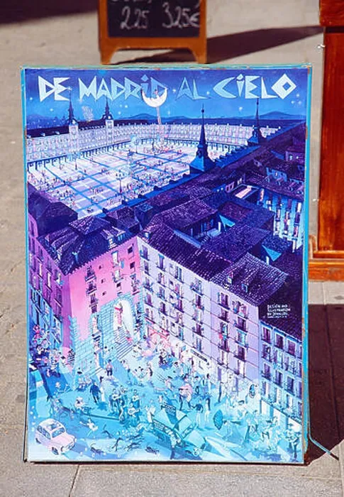 Framed Print : Picture of Arco de Cuchilleros and Plaza Mayor. Madrid, Spain Framed Print : Picture of Arco de Cuchilleros and Plaza Mayor. Madrid, Spain