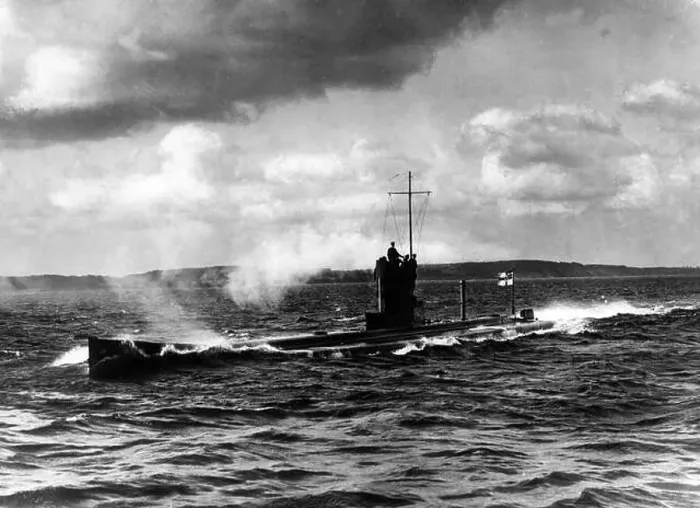 Framed Print : Picture of the German submarine U8 in the North Sea Framed Print : Picture of the German submarine U8 in the North Sea