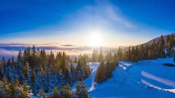 Framed Print : Picturesque winter panorama of mountain hills Framed Print : Picturesque winter panorama of mountain hills