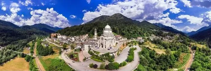 Framed Print : Piedmont, Italy.majestic Sanctuary of Madonna del Sangue Framed Print : Piedmont, Italy.majestic Sanctuary of Madonna del Sangue