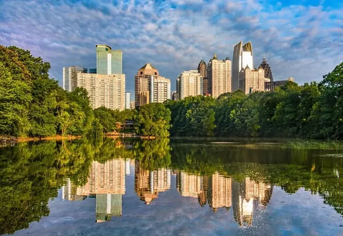 Framed Print : Piedmont Park in Atlanta, Georgia, USA Framed Print : Piedmont Park in Atlanta, Georgia, USA
