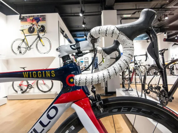 Framed Print : Pinarello Bike Shop in London Framed Print : Pinarello Bike Shop in London