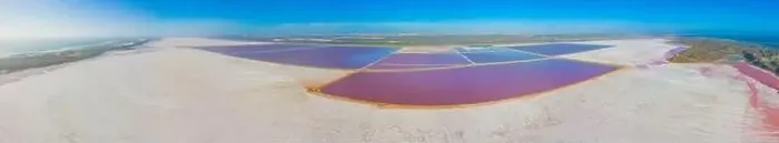 Framed Print : Pink lake at port gregory in Australia Framed Print : Pink lake at port gregory in Australia
