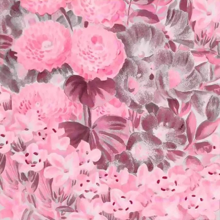 Framed Print : Pink-toned square floral art, digitally created Framed Print : Pink-toned square floral art, digitally created