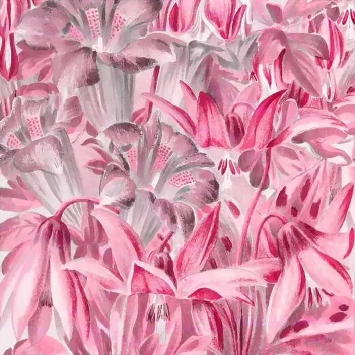 Framed Print : Pink-toned square floral art, digitally created Framed Print : Pink-toned square floral art, digitally created