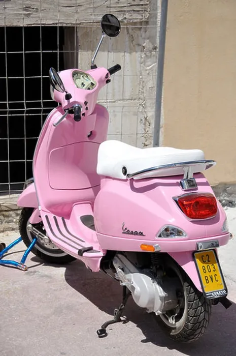 Framed Print : Pink Vespa Scooter, Nerja, Costa del Sol, Malaga Province, Andalusia, Spain Framed Print : Pink Vespa Scooter, Nerja, Costa del Sol, Malaga Province, Andalusia, Spain