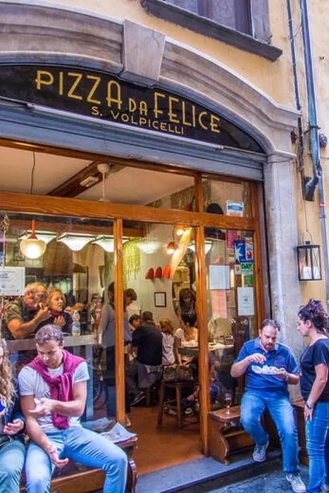 Framed Print : Pizza da Felice shop, a Pizzeria in Lucca, Tuscany, Italy Framed Print : Pizza da Felice shop, a Pizzeria in Lucca, Tuscany, Italy