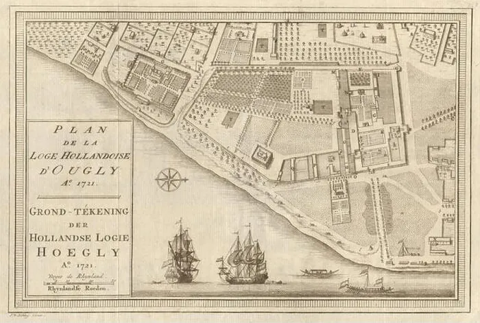 Framed Print : Plan de la Loge Hollandoise d'Ougly'. Hooghly-Chinsurah. BELLIN / SCHLEY 1756 map Framed Print : Plan de la Loge Hollandoise d'Ougly'. Hooghly-Chinsurah. BELLIN / SCHLEY 1756 map