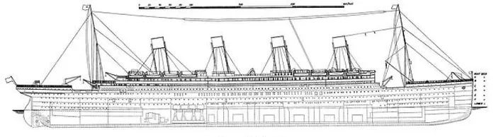 Framed Print : Side plan of the RMS Titanic. 26 May 1911. Anonymous 530 Titanic side plan 1911 Framed Print : Side plan of the RMS Titanic. 26 May 1911. Anonymous 530 Titanic side plan 1911
