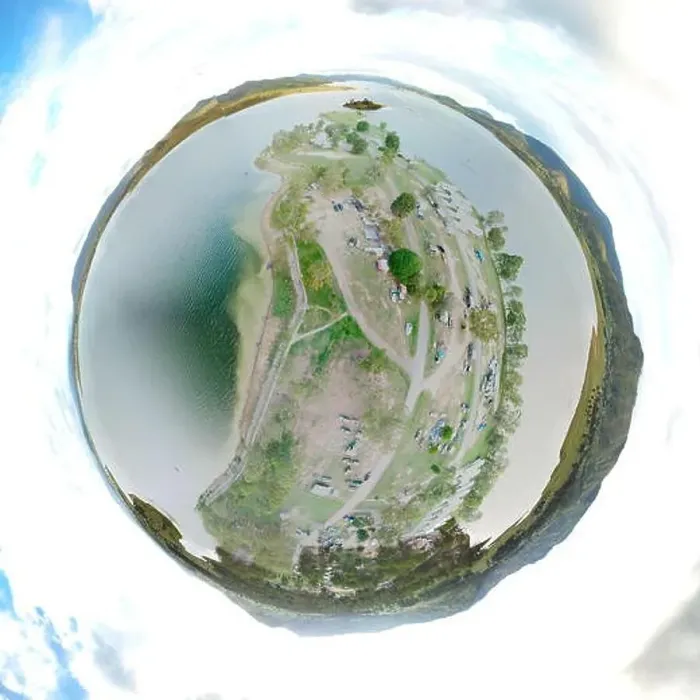 Framed Print : Planetoid view of Kirkleigh Framed Print : Planetoid view of Kirkleigh