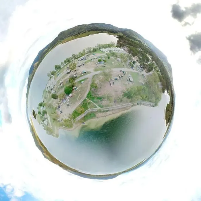 Framed Print : Planetoid view of Kirkleigh Framed Print : Planetoid view of Kirkleigh