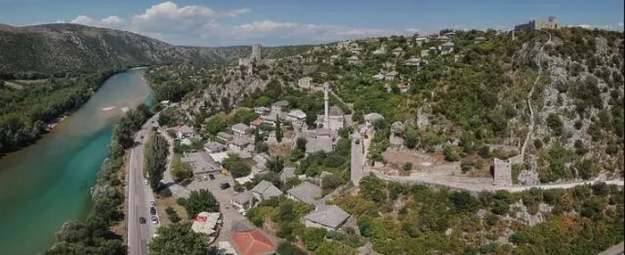 Framed Print : Počitelj is a fortified town from Ottoman period in Bosnia and Herzegovina Framed Print : Počitelj is a fortified town from Ottoman period in Bosnia and Herzegovina
