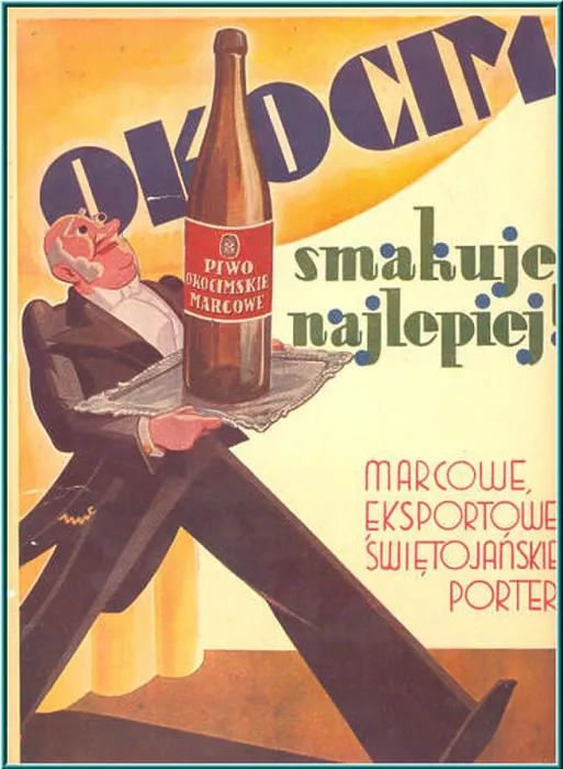 Framed Print : Polski: Reklama piwa OKOCIM z lat międzywojennych English: Advertising beer OKOCIM the interwar years Framed Print : Polski: Reklama piwa OKOCIM z lat międzywojennych English: Advertising beer OKOCIM the interwar years