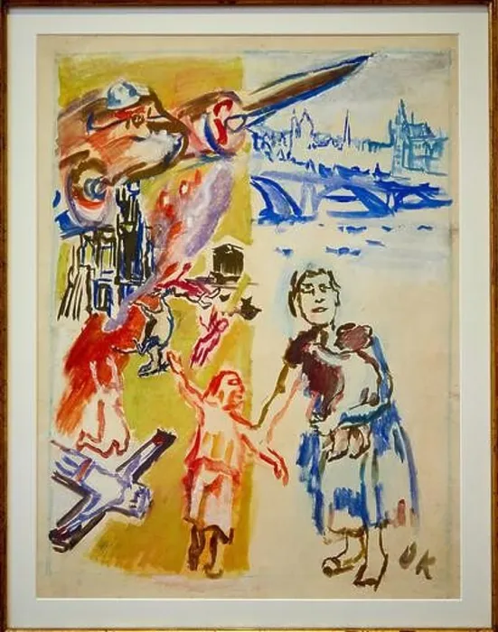 Framed Print : Pomozte baskicky'm d'etem (Help Basque Children) Framed Print : Pomozte baskicky'm d'etem (Help Basque Children)