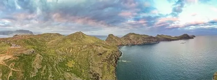 Framed Print : Ponta de Sao Lourenco in Madeira Island, Portugal. Aerial drone view at sunset Framed Print : Ponta de Sao Lourenco in Madeira Island, Portugal. Aerial drone view at sunset