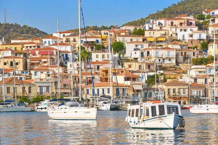 Framed Print : Poros Island, Argolida, Peloponnese, Greece Framed Print : Poros Island, Argolida, Peloponnese, Greece