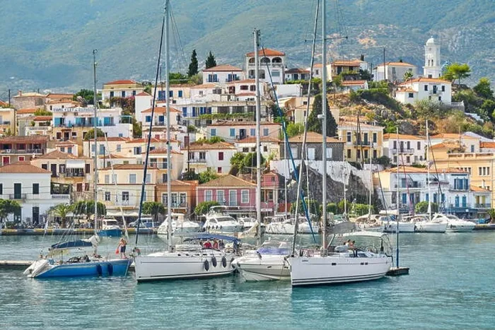 Framed Print : Poros Island, Argolida, Peloponnese, Greece Framed Print : Poros Island, Argolida, Peloponnese, Greece