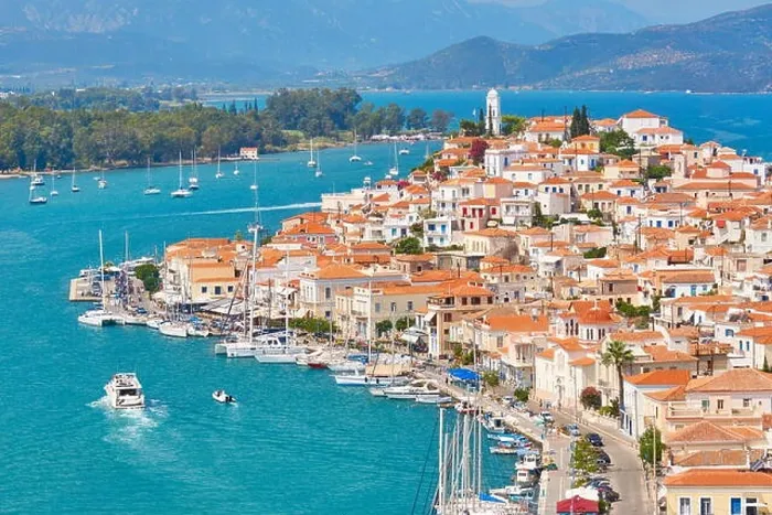 Framed Print : Poros Island, Argolida, Peloponnese, Greece Framed Print : Poros Island, Argolida, Peloponnese, Greece