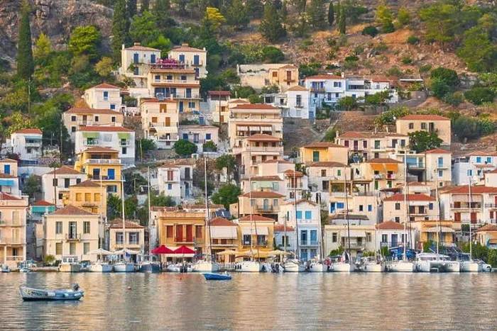 Framed Print : Poros Island, Argolida, Peloponnese, Greece Framed Print : Poros Island, Argolida, Peloponnese, Greece