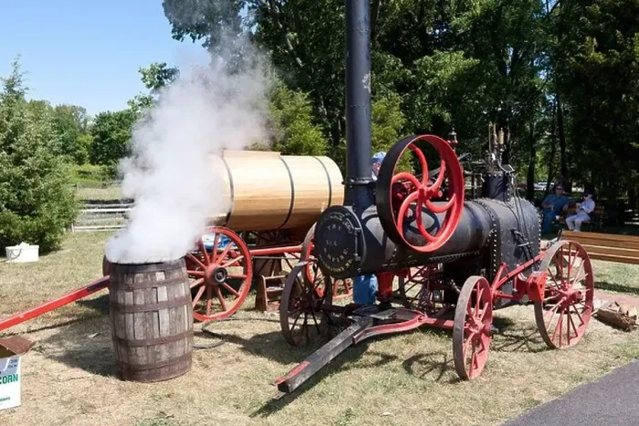 Framed Print : Portable steam engine manufactured by the Hagerstown Steam Engine & Machine Company Framed Print : Portable steam engine manufactured by the Hagerstown Steam Engine & Machine Company