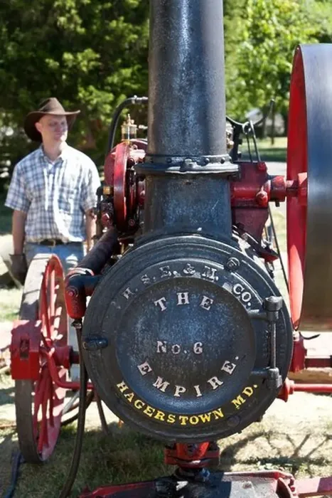 Framed Print : Portable steam engine manufactured by the Hagerstown Steam Engine & Machine Company Framed Print : Portable steam engine manufactured by the Hagerstown Steam Engine & Machine Company