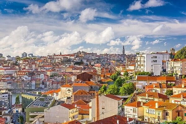 Porto, Portugal Cityscape from Vila Noval de Gaia